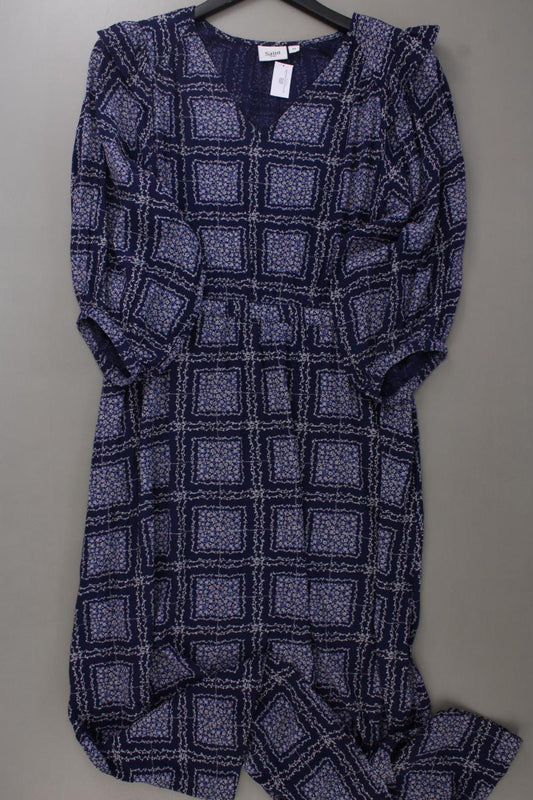 Saint Tropez Maxikleid Gr. M neuwertig 3/4 Ärmel blau aus Viskose