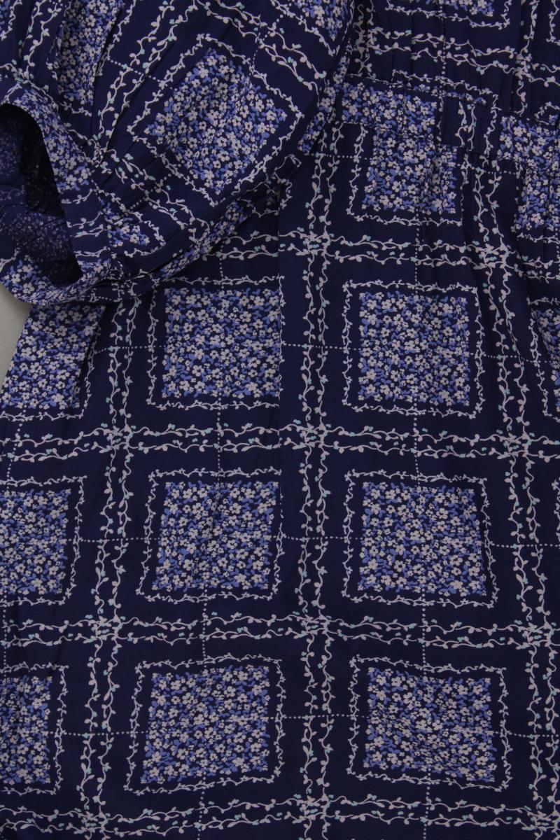 Saint Tropez Maxikleid Gr. M neuwertig 3/4 Ärmel blau aus Viskose