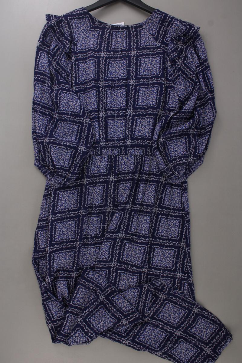 Saint Tropez Maxikleid Gr. M neuwertig 3/4 Ärmel blau aus Viskose