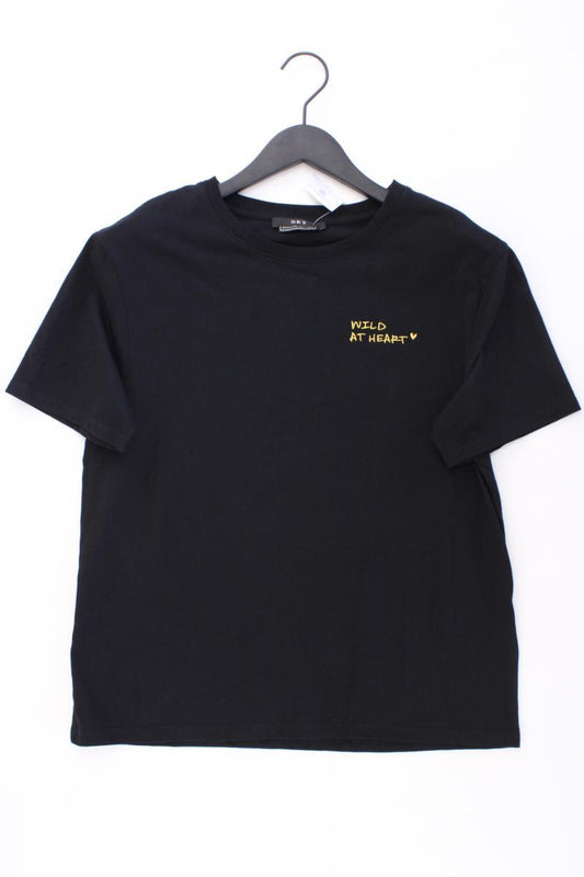 Set T-Shirt Gr. 36 neuwertig Kurzarm schwarz aus Baumwolle