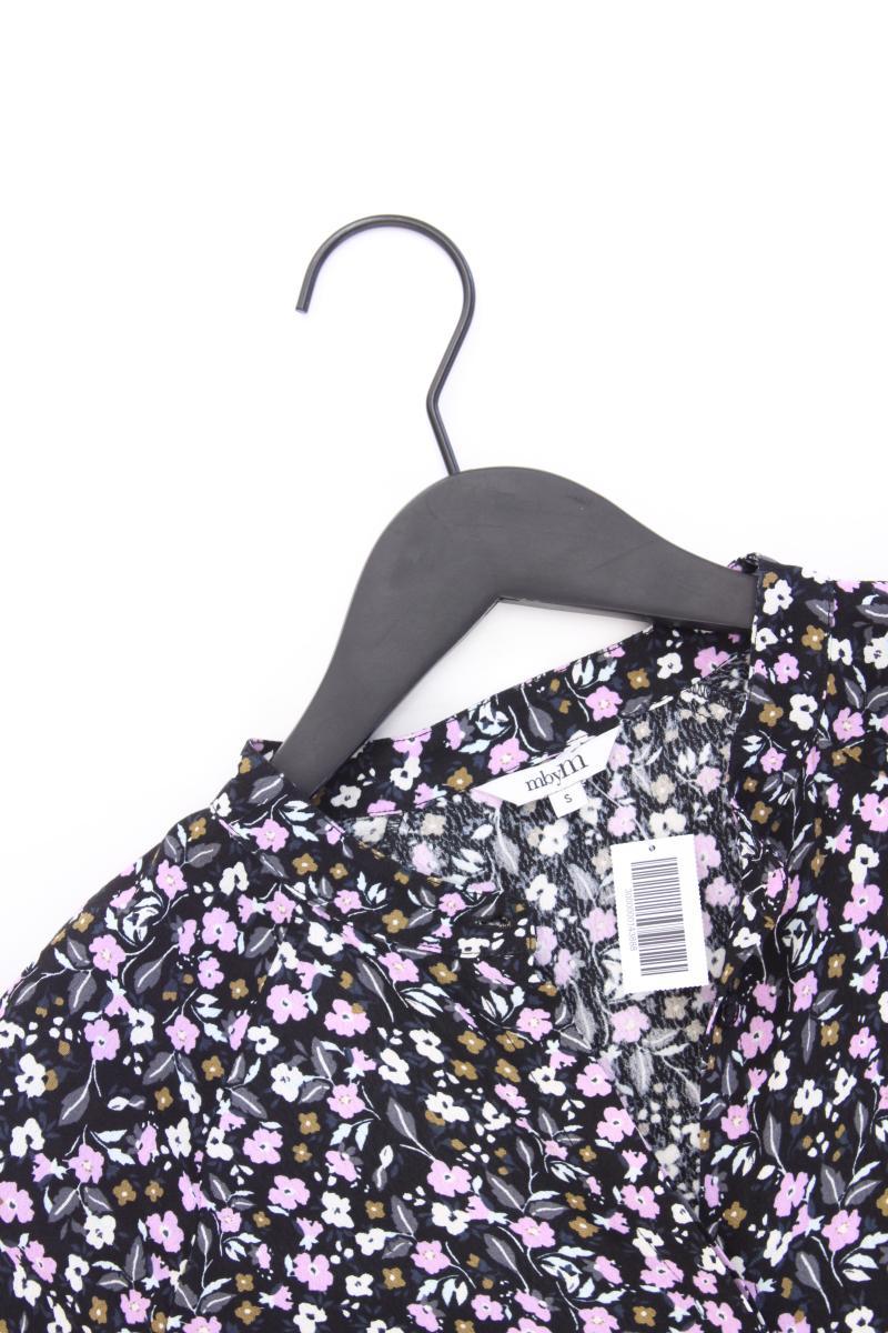 mbyM Langarmkleid Gr. S mit Blumenmuster neuwertig lila aus Viskose