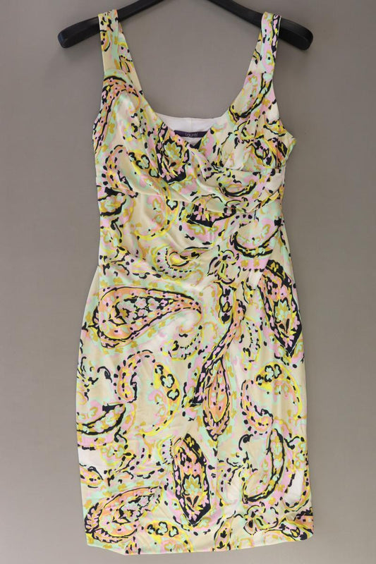 Laurèl Trägerkleid Gr. 40 mit Paisleymuster gelb aus Viskose