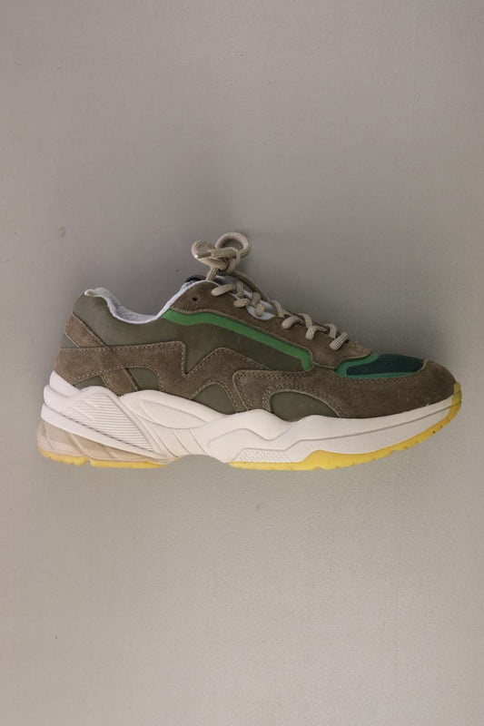 camel active Sneaker Gr. 38 olivgrün aus Leder