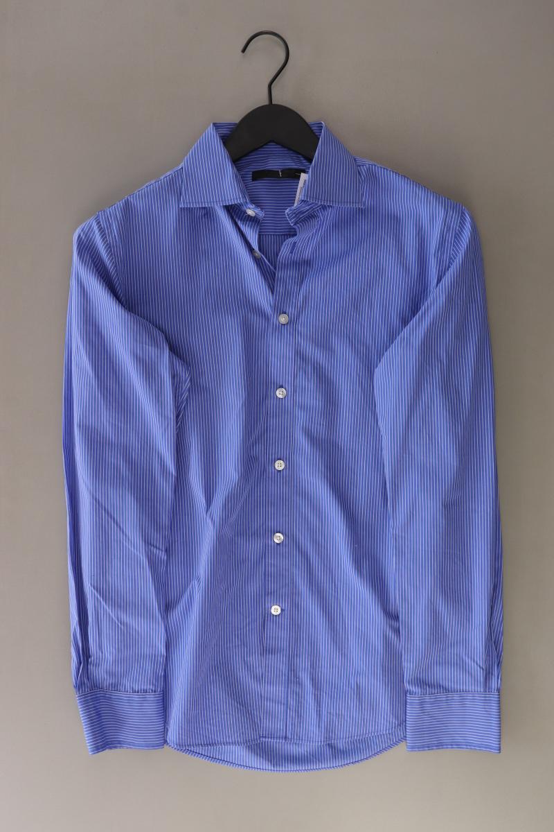 Jack & Jones Langarmhemd für Herren Gr. S gestreift blau aus Baumwolle