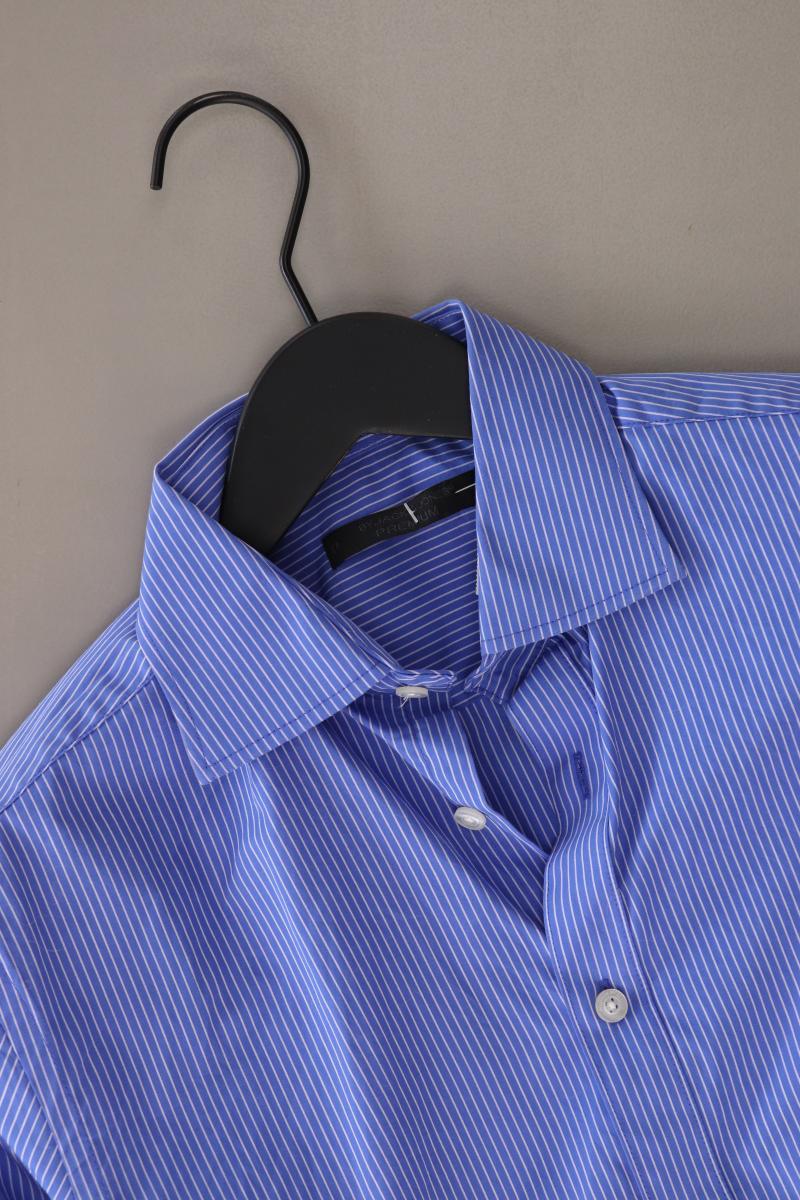 Jack & Jones Langarmhemd für Herren Gr. S gestreift blau aus Baumwolle