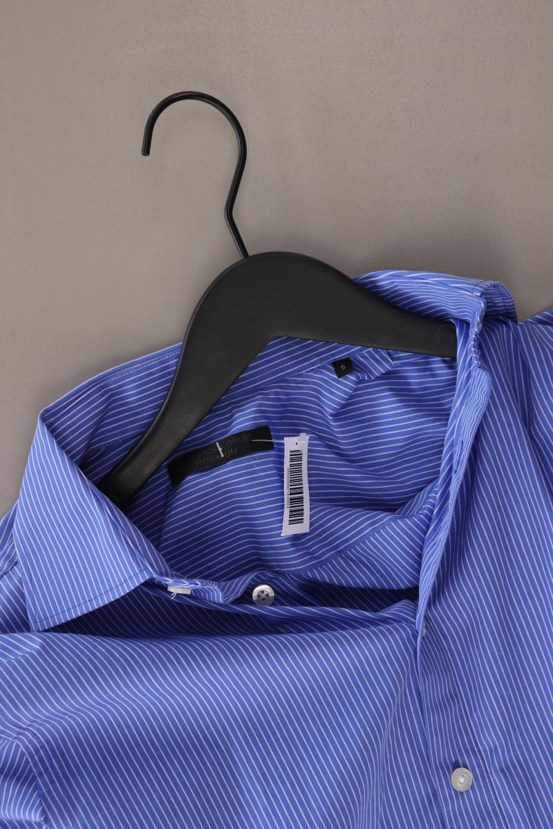 Jack & Jones Langarmhemd für Herren Gr. S gestreift blau aus Baumwolle
