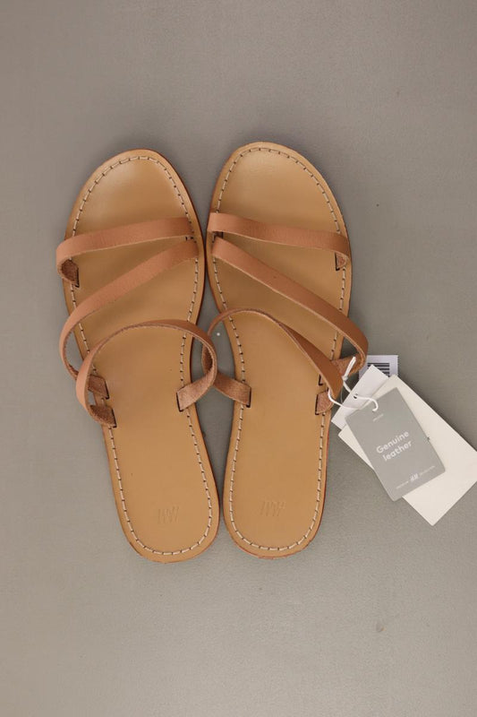 H&M Sandalen Gr. 40 neu mit Etikett braun aus Leder