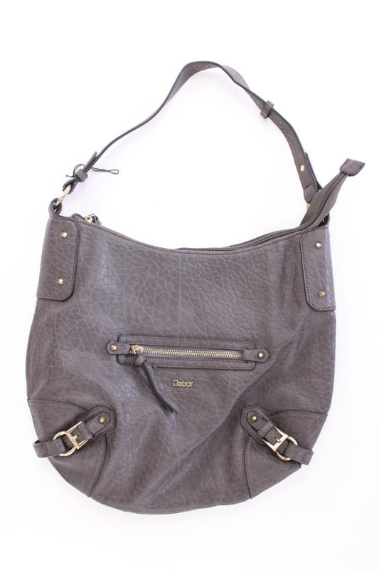Gabor Schultertasche grau aus Kunstleder