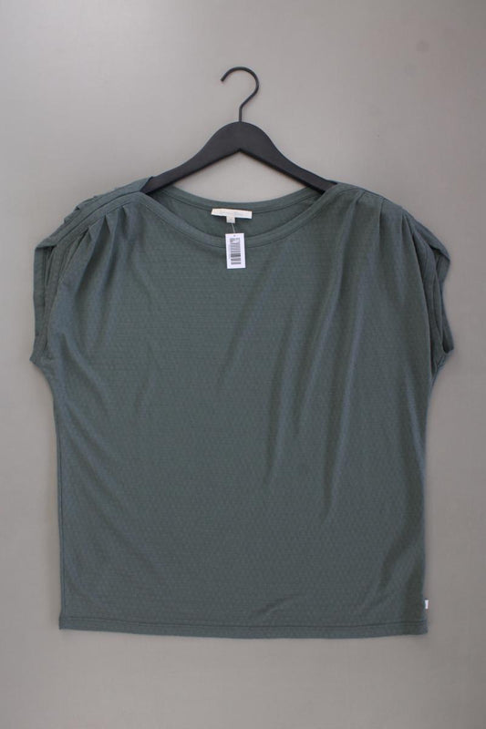 Tom Tailor (Denim) T-Shirt Gr. XL neuwertig Kurzarm grün aus Viskose