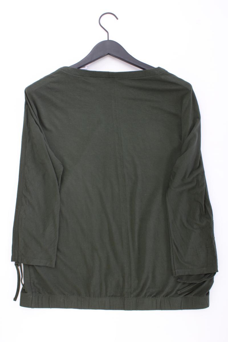 s.Oliver Langarmbluse Gr. 42 olivgrün aus Viskose