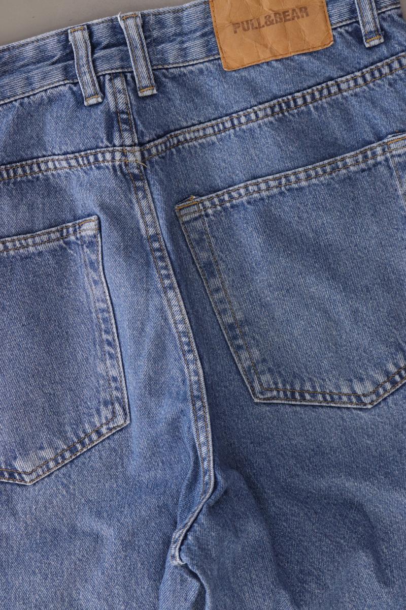 Pull&Bear Straight Jeans Gr. 40 blau aus Baumwolle