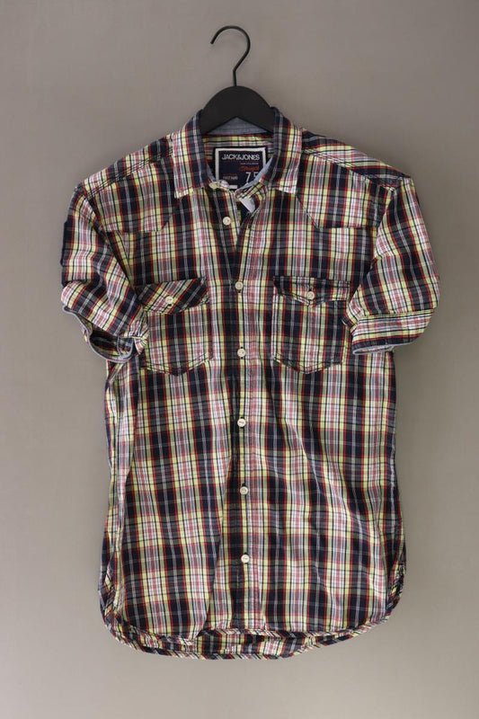 Jack & Jones Karohemd für Herren Gr. S kariert Kurzarm mehrfarbig aus Baumwolle
