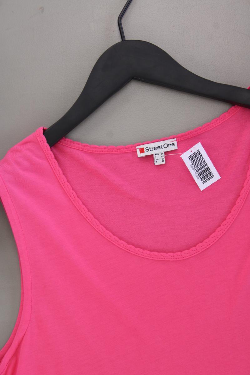 Street One Trägertop Gr. 38 neuwertig pink aus Viskose