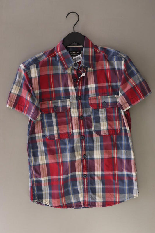 Jack & Jones Karohemd für Herren Gr. S kariert Kurzarm rot aus Baumwolle