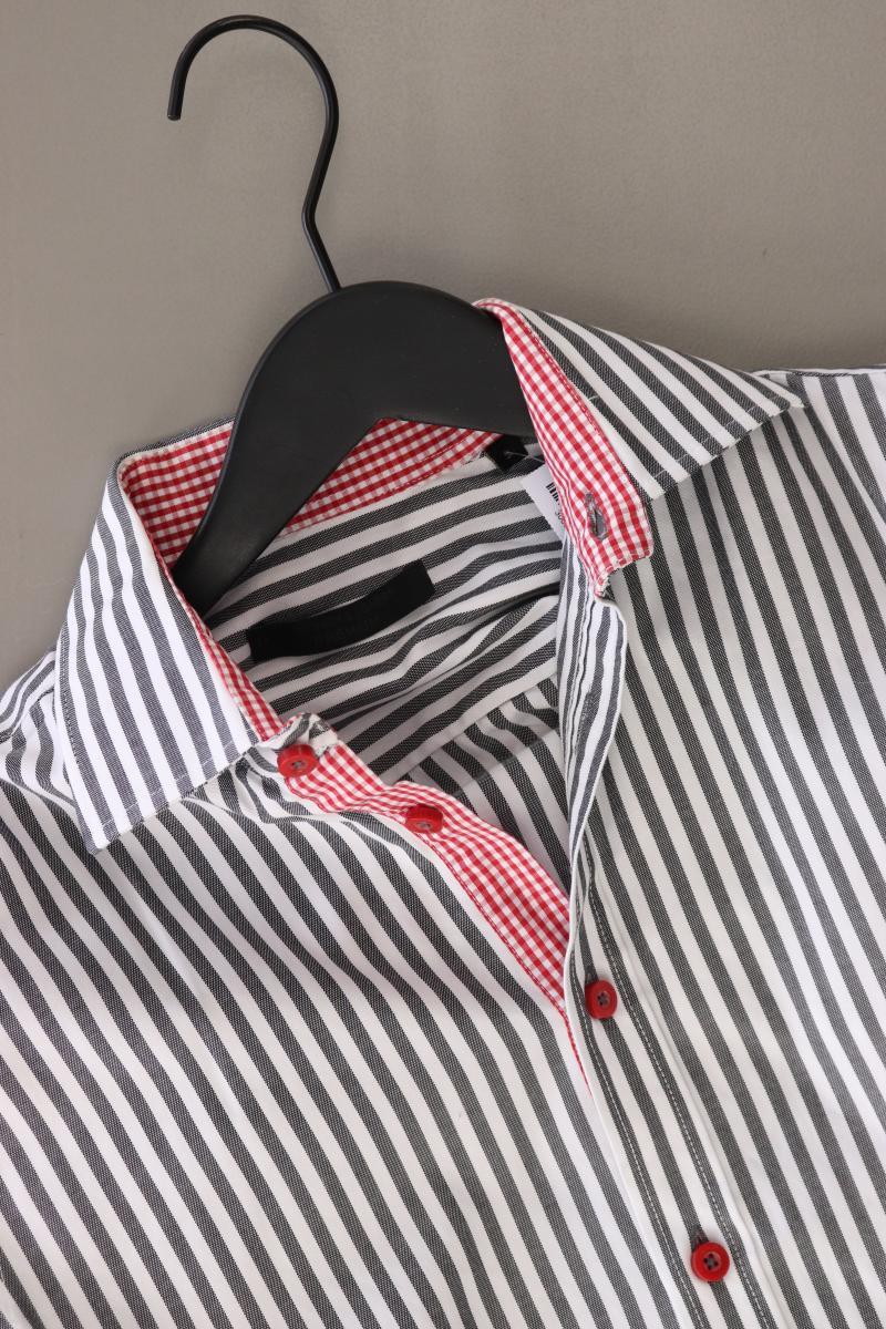 Jack & Jones Langarmhemd für Herren Gr. S gestreift grau aus Baumwolle