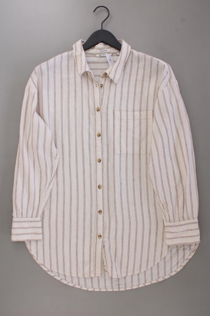 Tom Tailor (Denim) Oversize Bluse Gr. S gestreift neuwertig Langarm creme