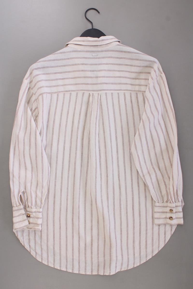 Tom Tailor (Denim) Oversize Bluse Gr. S gestreift neuwertig Langarm creme