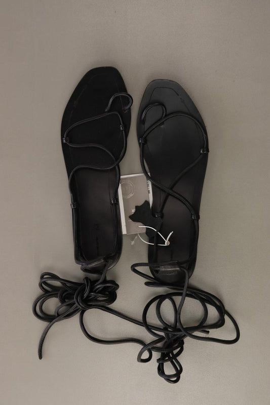 H&M Sandalen Gr. 40 neu mit Etikett schwarz aus Leder
