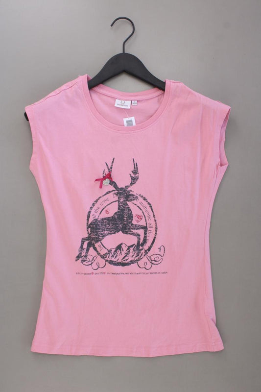 Waldschütz Trachtenshirt Gr. 36/38 Kurzarm rosa aus Baumwolle