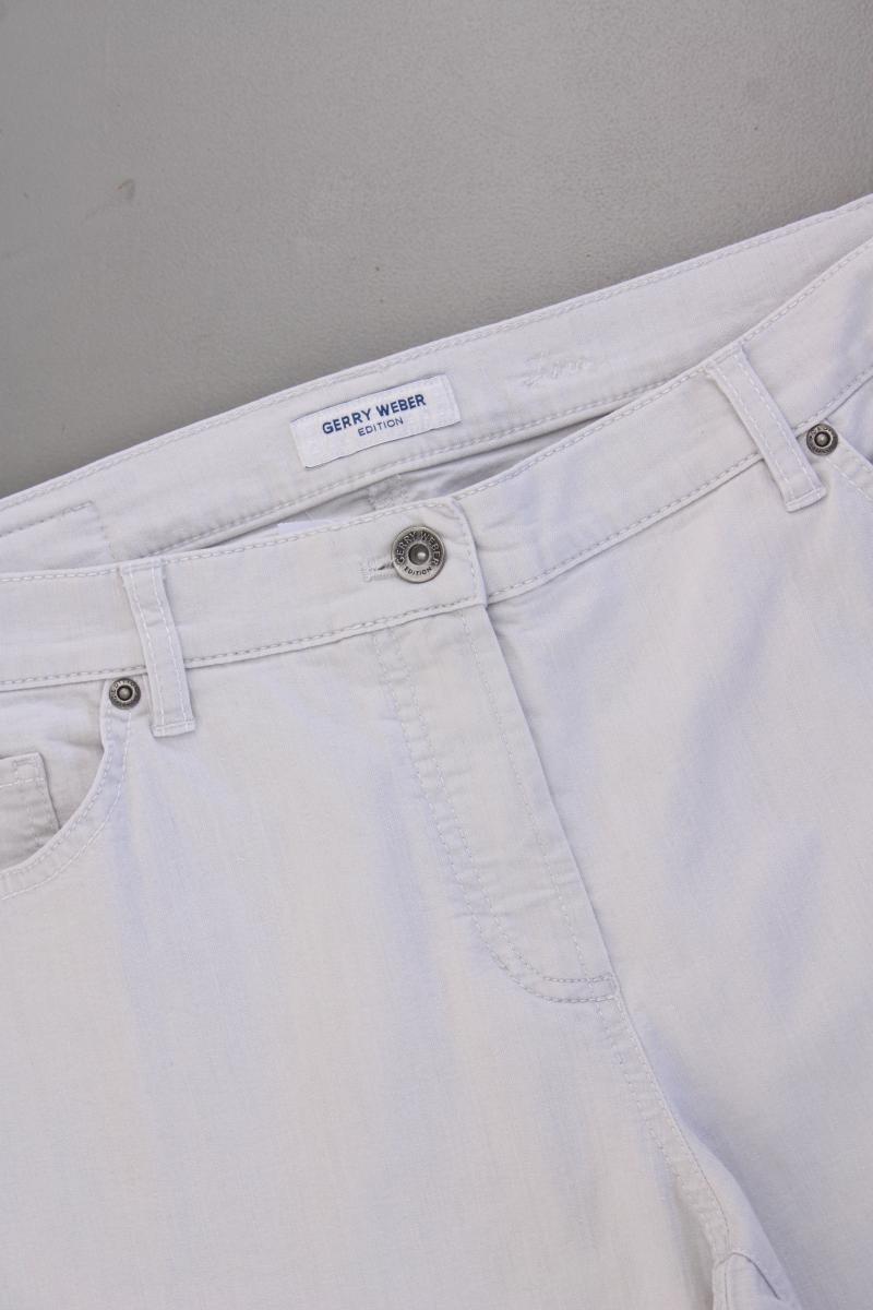 Gerry Weber Straight Jeans Gr. 44 Modell Irina grau aus Baumwolle