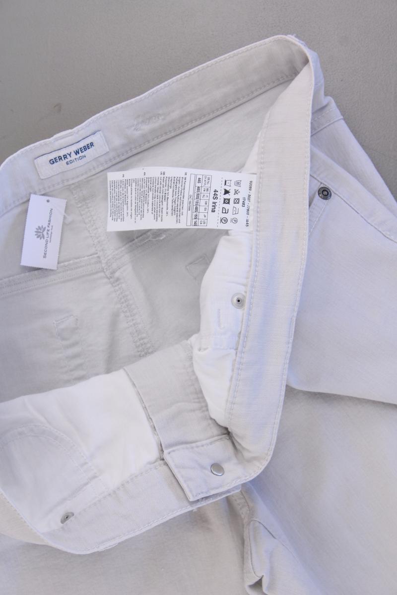 Gerry Weber Straight Jeans Gr. 44 Modell Irina grau aus Baumwolle