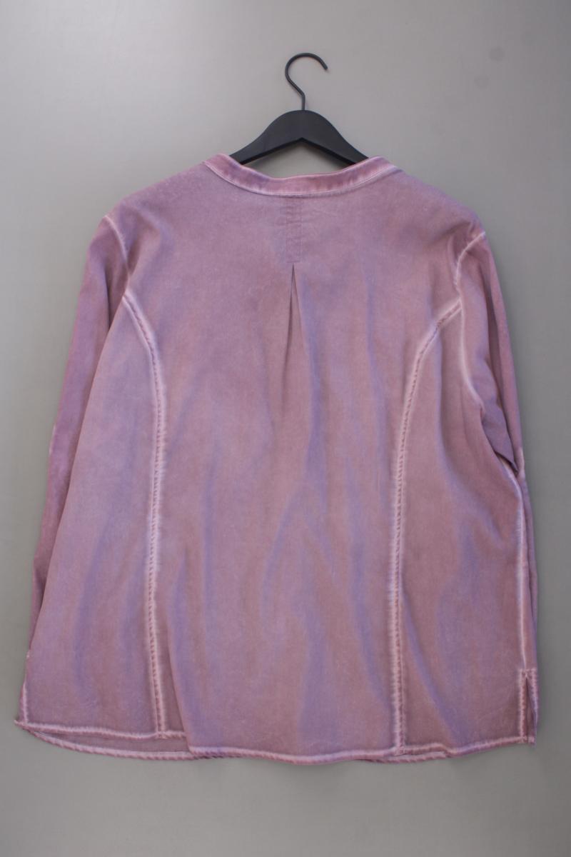 Mona Langarmbluse Gr. 50 lila aus Polyester