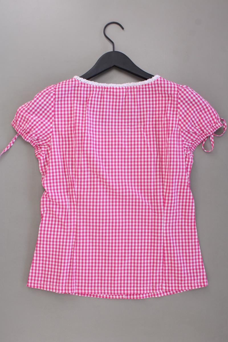 Waldschütz Trachtenbluse Gr. 36/38 kariert neu mit Etikett Kurzarm pink