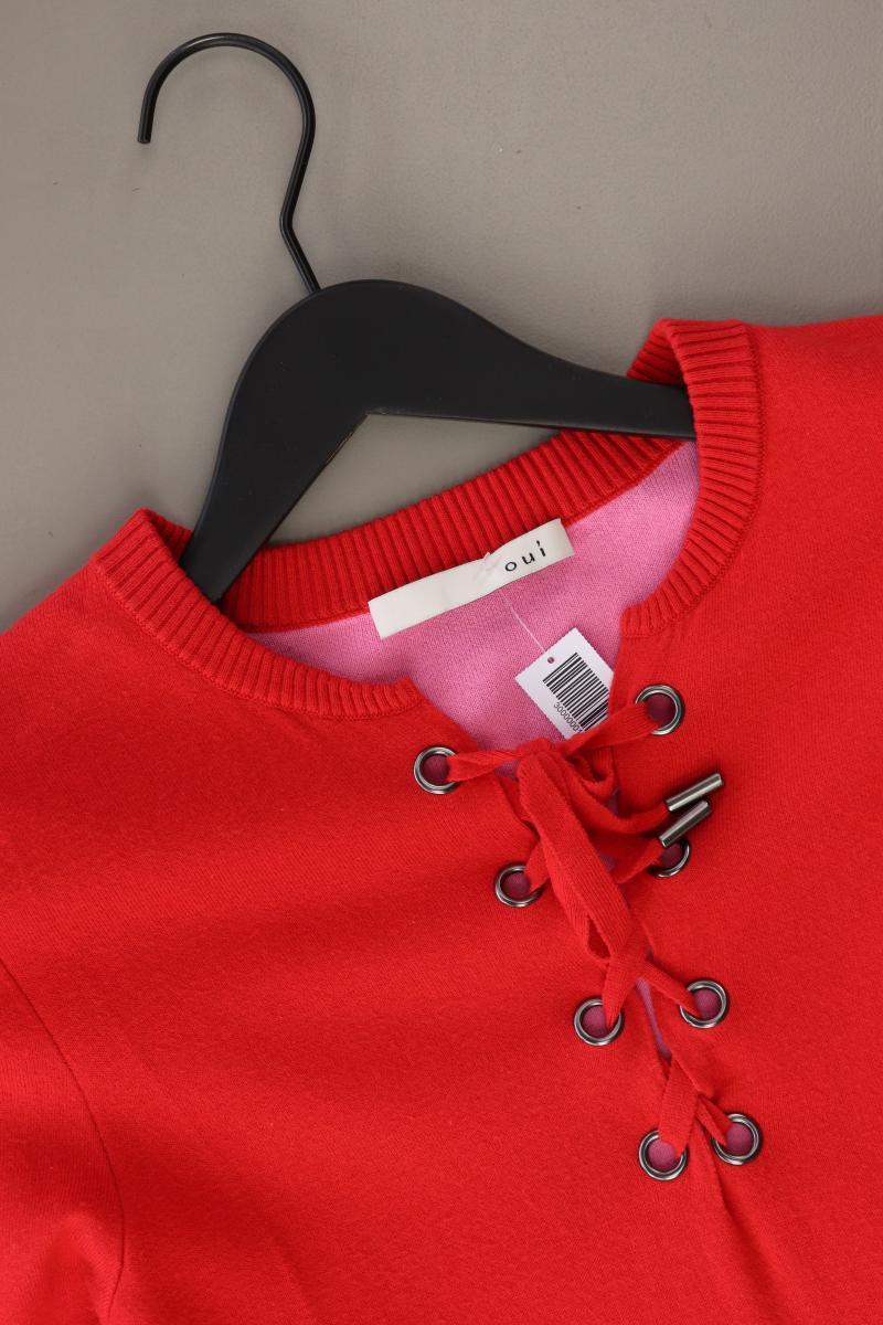 Oui Strickkleid Gr. M Langarm rot