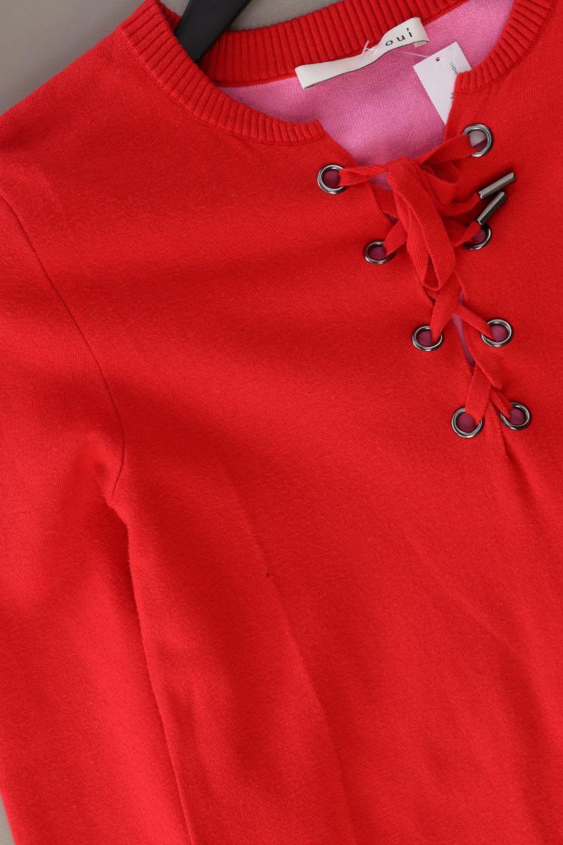 Oui Strickkleid Gr. M Langarm rot