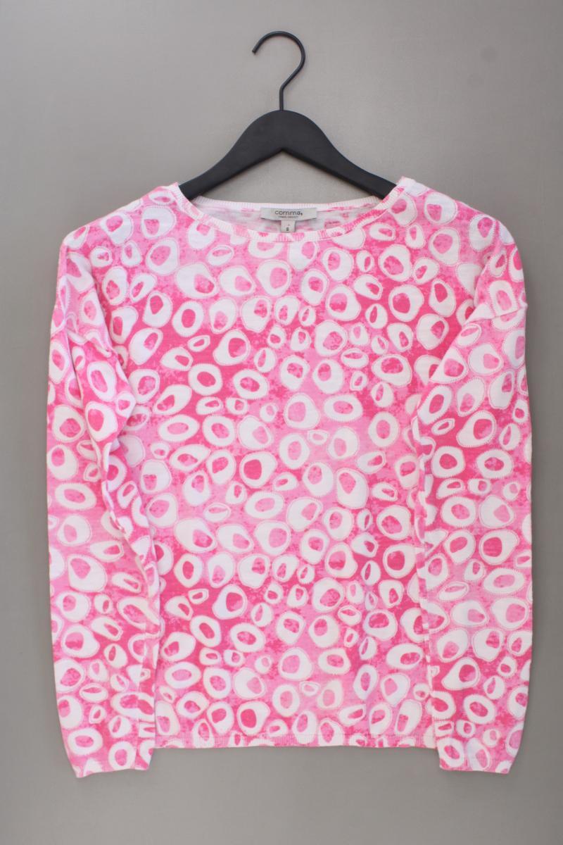 comma, Feinstrickpullover Gr. S neuwertig pink aus Baumwolle