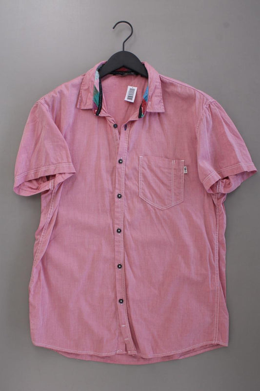 Tom Tailor (Denim) Kurzarmhemd für Herren Gr. XL rot aus Baumwolle