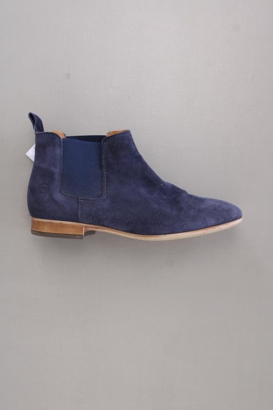 Tamaris Stiefeletten Gr. 38 blau aus Leder