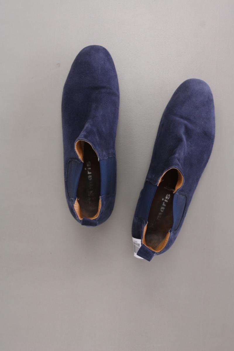 Tamaris Stiefeletten Gr. 38 blau aus Leder