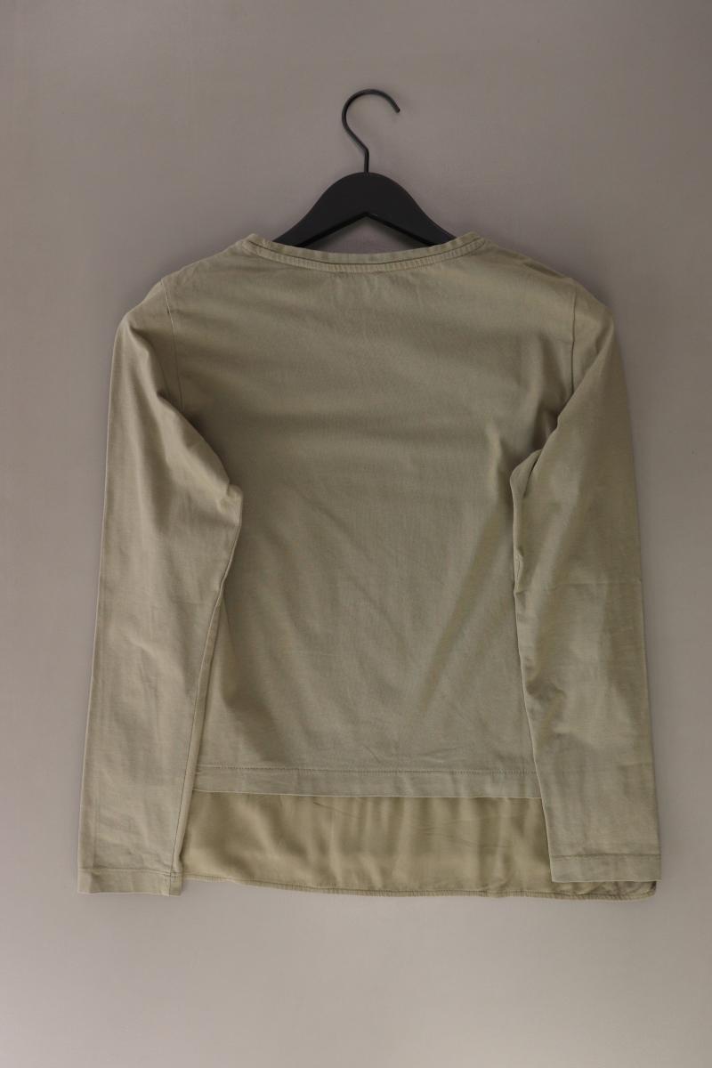 edc by Esprit Longsleeve-Shirt Gr. M Langarm olivgrün aus Baumwolle
