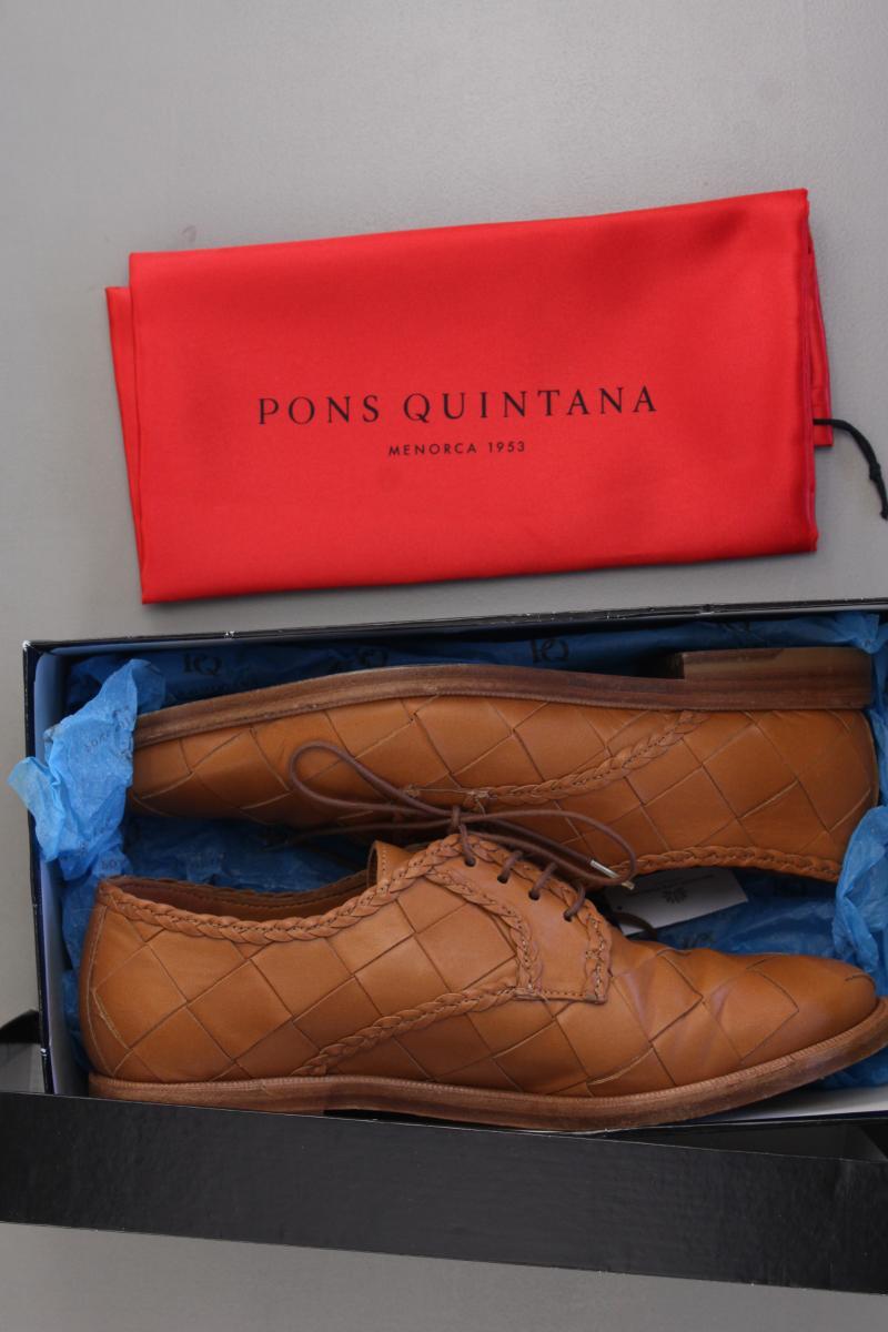 PONS QUINTANA Schuhe Gr. 41 braun aus Leder