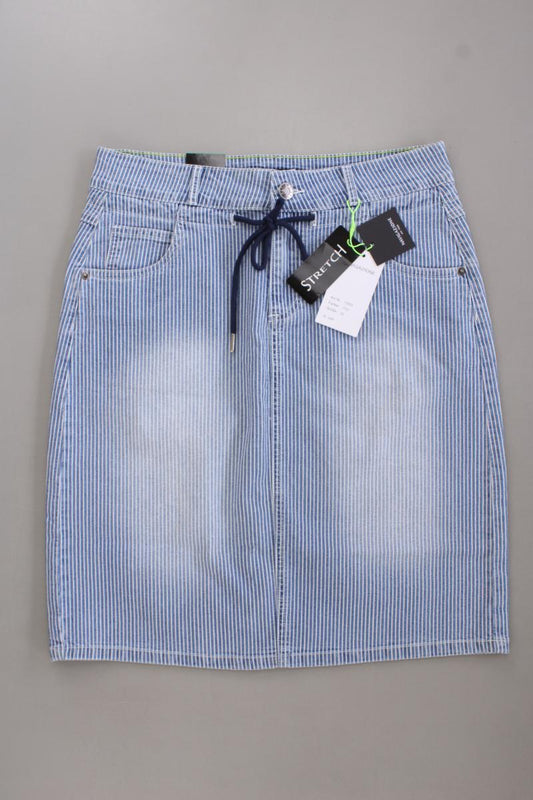 Navigazione Jeansrock Gr. 38 gestreift neu mit Etikett blau aus Baumwolle