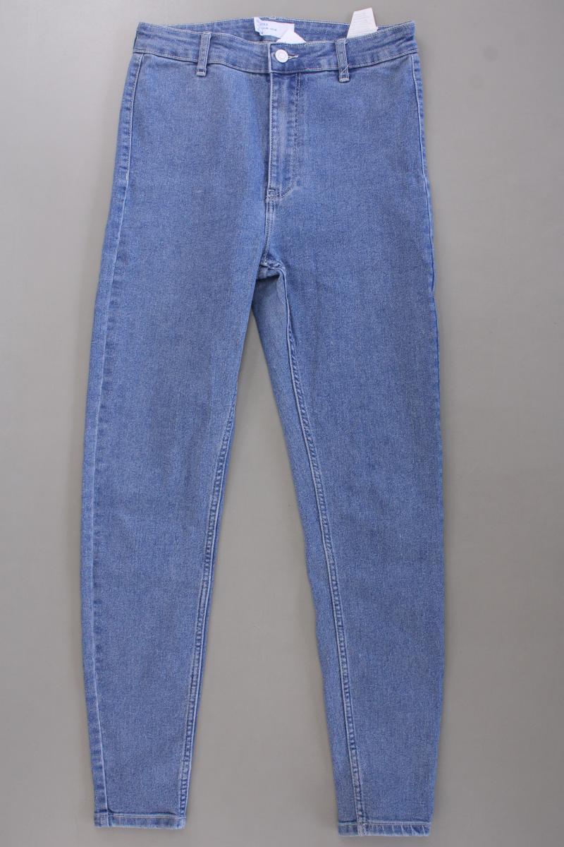 Bershka Skinny Jeans Gr. 38 blau aus Baumwolle