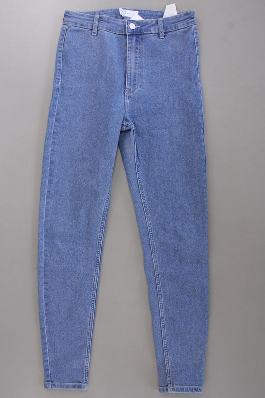 Bershka Skinny Jeans Gr. 38 blau aus Baumwolle