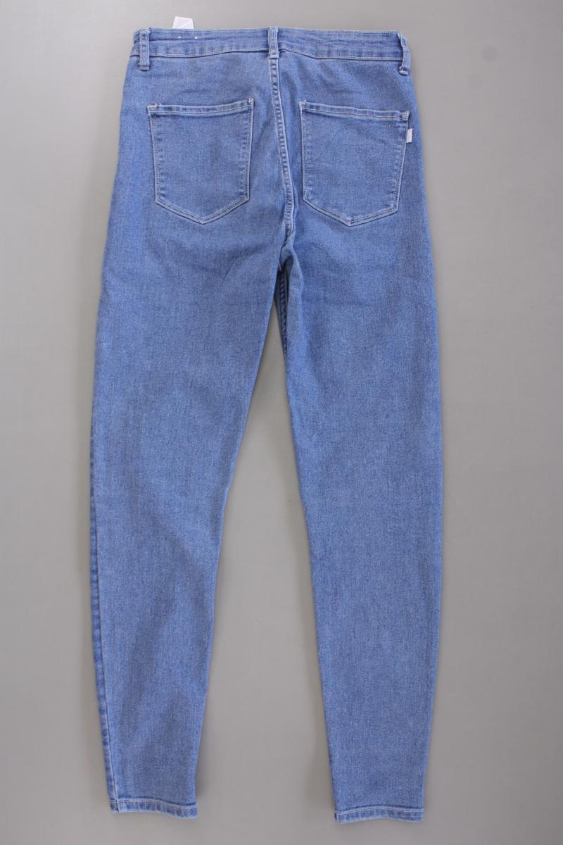 Bershka Skinny Jeans Gr. 38 blau aus Baumwolle