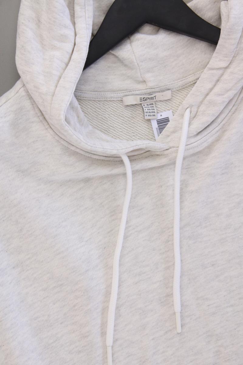 Esprit Kapuzenshirt Pulloverstoff Gr. XL/XXL neuwertig creme aus Baumwolle