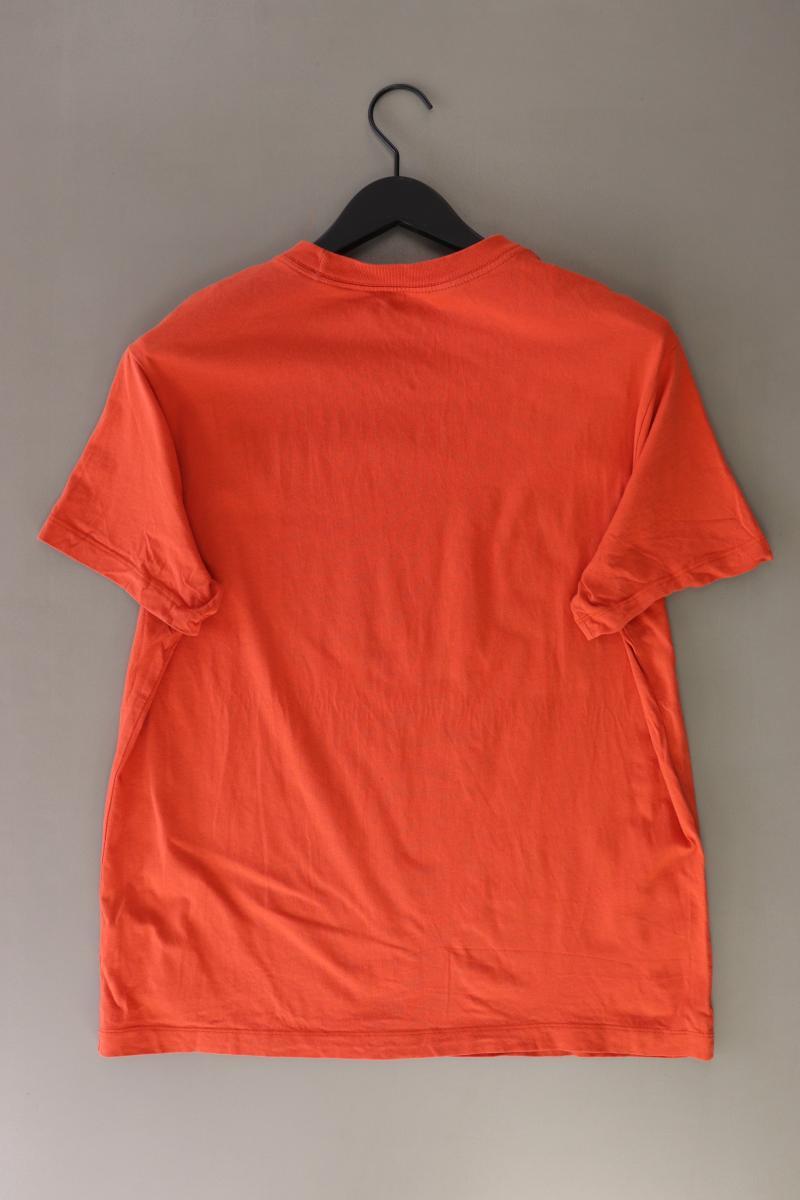 Nike Sportshirt für Herren Gr. S Kurzarm orange aus Baumwolle