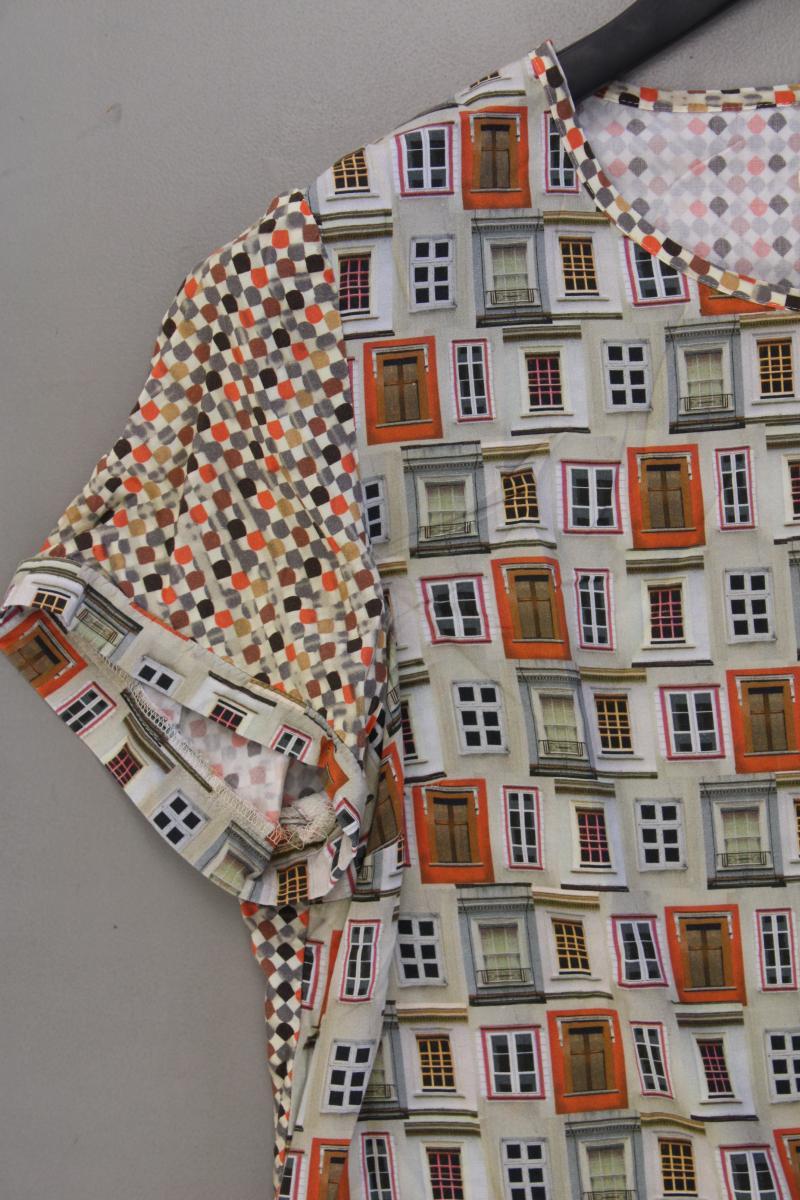 Avoca Kurzarmbluse Gr. UK 4 (XS) mehrfarbig aus Viskose