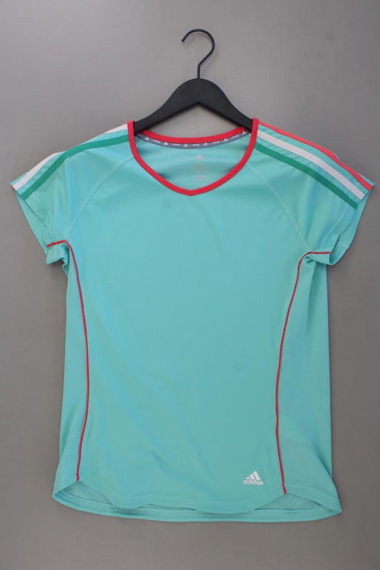 Adidas Sportshirt Gr. 42/44 neuwertig Kurzarm türkis aus Polyester