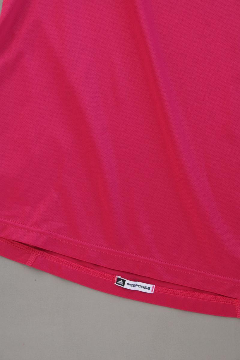 Adidas Sportshirt Gr. 42 Kurzarm pink aus Polyester