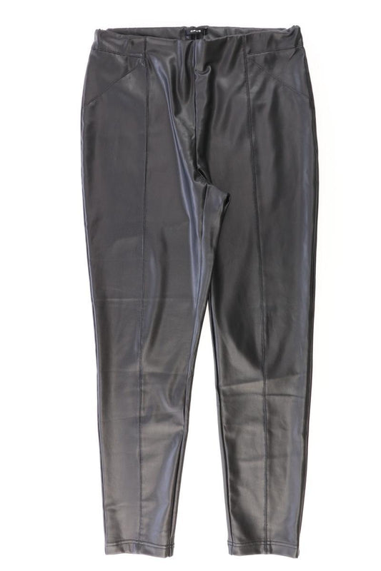 Opus "Elvy" Kunstlederleggings Gr. 42 schwarz aus Polyester