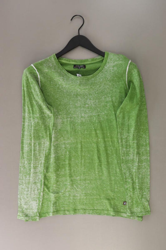 s'questo Longsleeve-Shirt Gr. 38 Langarm grün aus Baumwolle