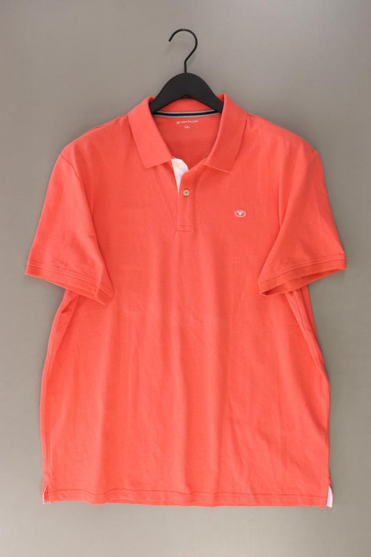 Tom Tailor Poloshirt für Herren Gr. XXL Kurzarm orange aus Baumwolle