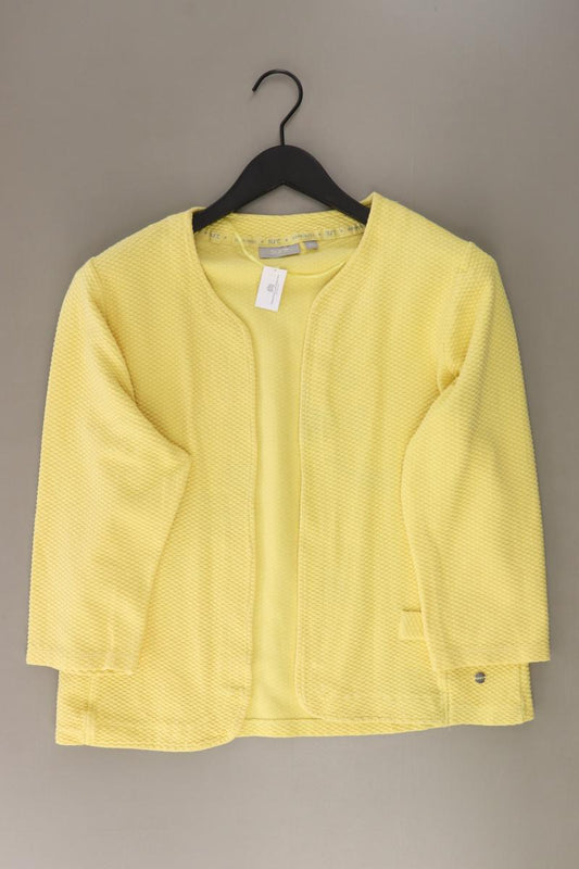 Sure Regular Cardigan Gr. XL 3/4 Ärmel gelb aus Baumwolle
