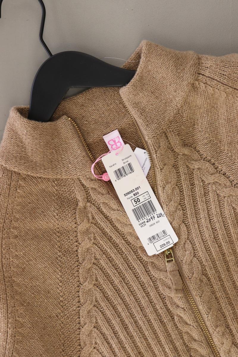 Basler Strickjacke Gr. 50 neu mit Etikett Neupreis: 229,0€! Langarm braun