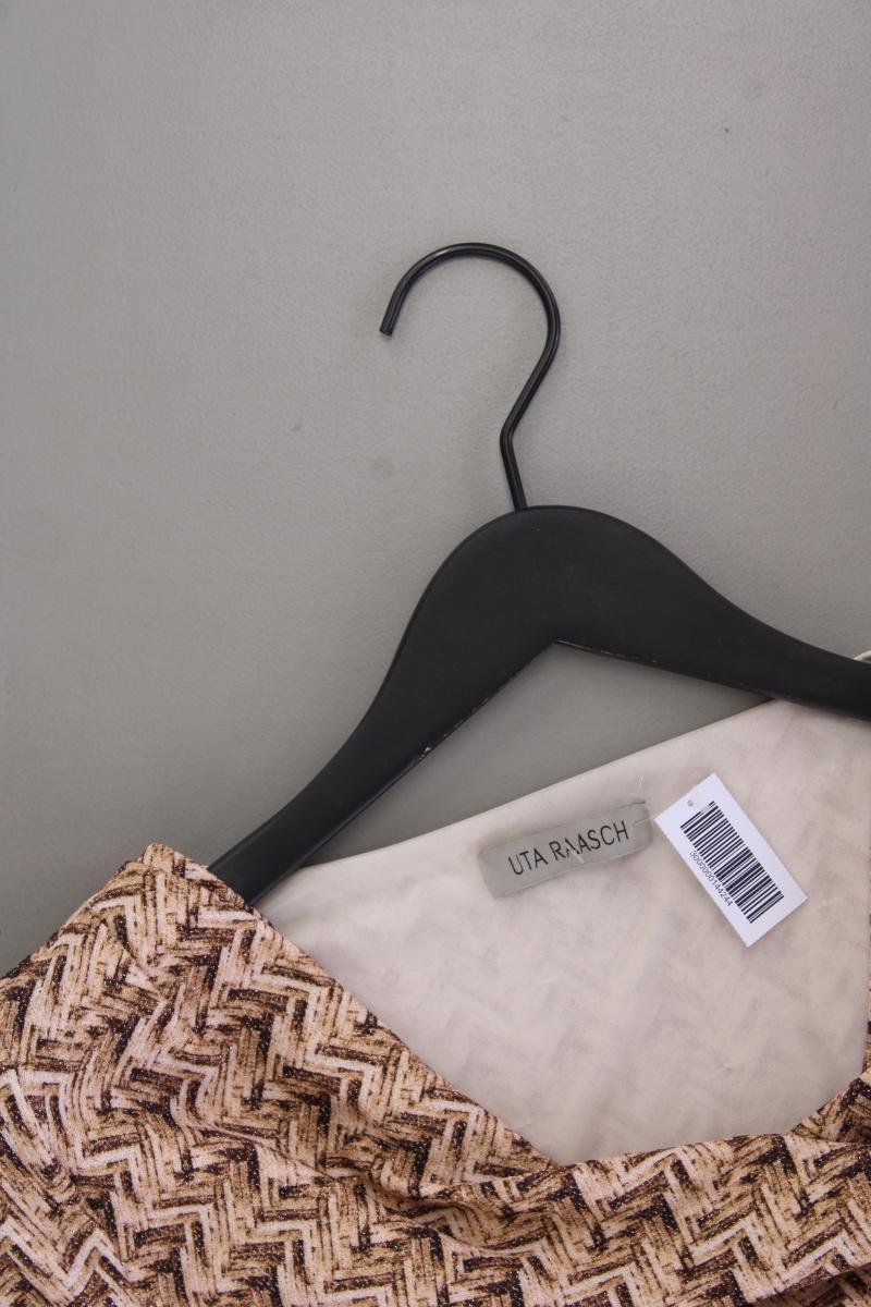 UTA RAASCH Etuikleid Gr. 38 neuwertig 3/4 Ärmel mit Glitzer creme